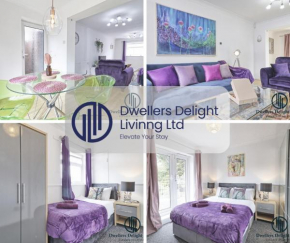 Purple Velvet - 2 Bed Home Spacious - Basildon Essex Upto 5 Guests, Free Wifi , Free Parking